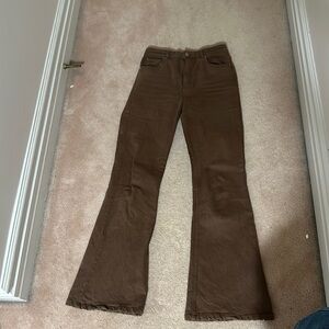 Pull&Bear Brown Flare Jeans